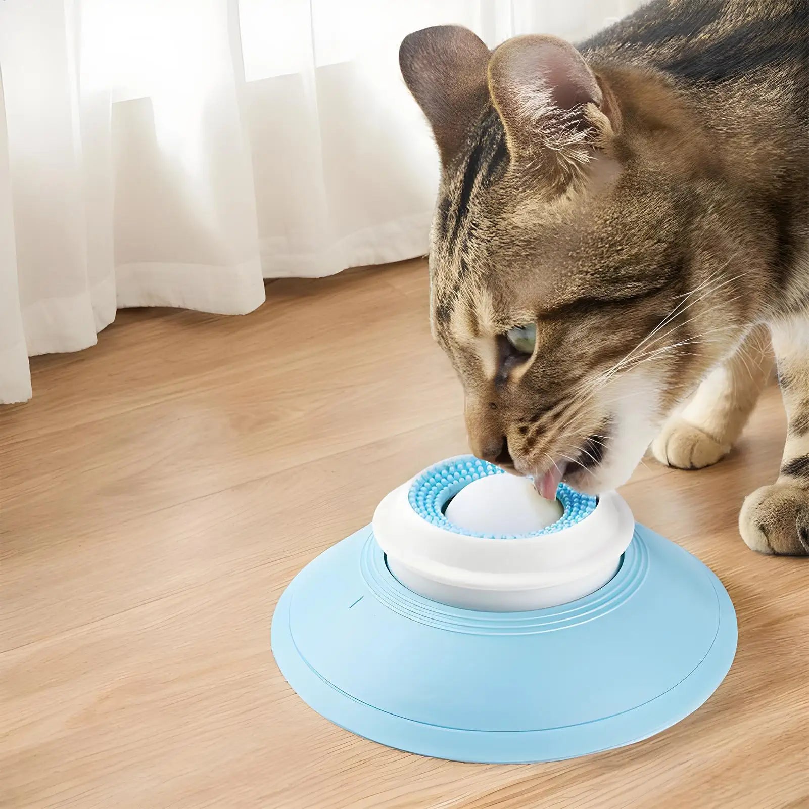 Dog Licking Mat Anti-Choking Pet Treat Dispenser Slow Food Pets Non-slip spin ballToys Pet Supplies for Bathing and Training