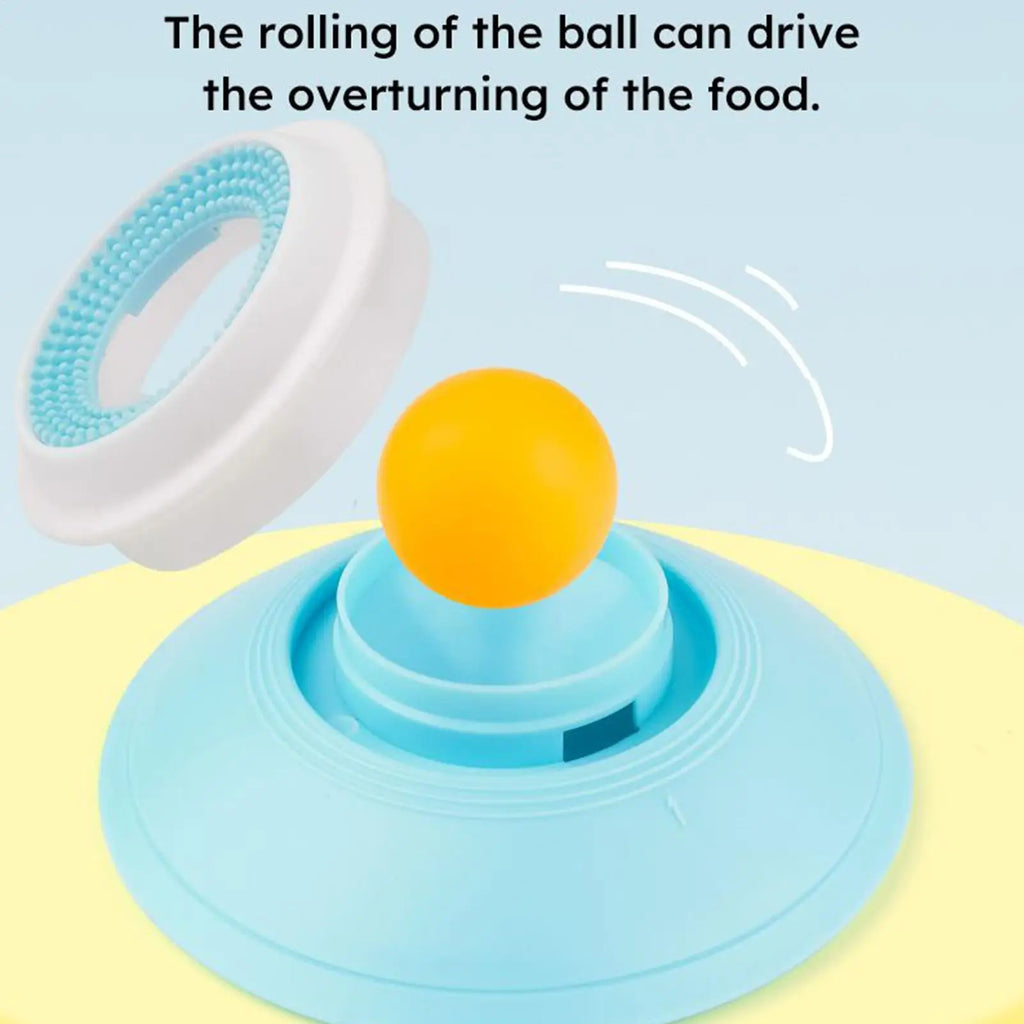 Dog Licking Mat Anti-Choking Pet Treat Dispenser Slow Food Pets Non-slip spin ballToys Pet Supplies for Bathing and Training