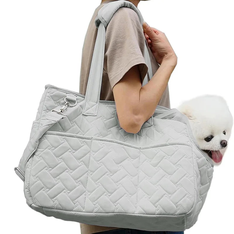 Pet Portable Carrier Bag for Puppy Cat Handbag for Small Dog Breathable Mesh Soft Cushion,Pets Tote Purse Picnic Travel Outdoor