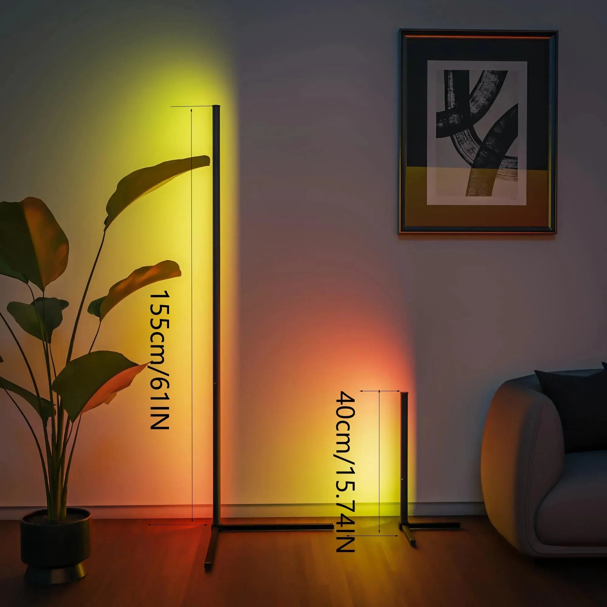 Vivid Glow Corner Lamp