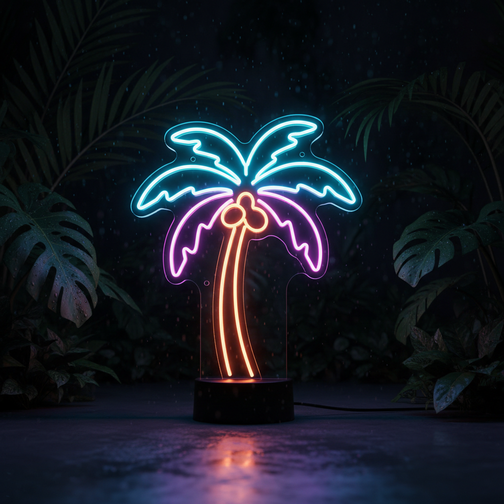 Coconut Breeze Neon Light